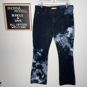 Custom Bleached Levi's Boot Cut 515 Pants/Jeans Size 14L
